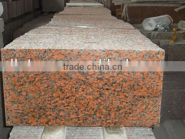 Cheap Good Quality G562 Maple Red Granite Stairs photo-2