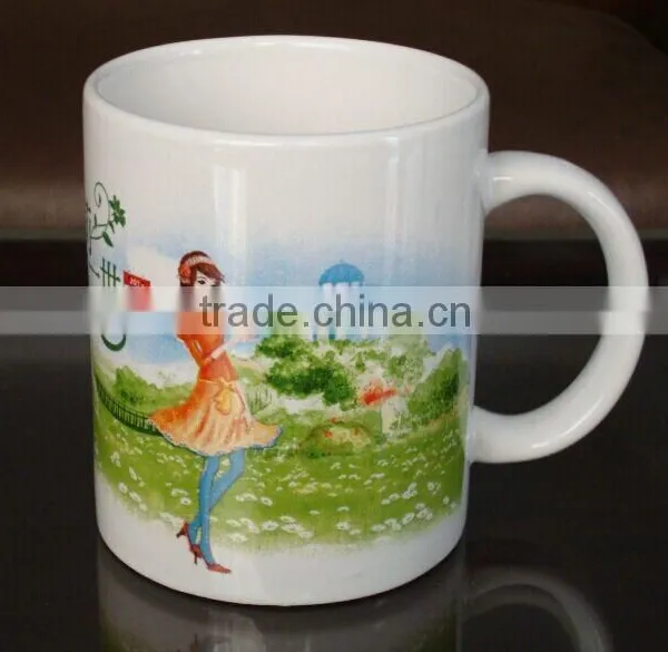 240ml Porcelain Coffee Cup With Handle Printed Coffee Cup photo-6