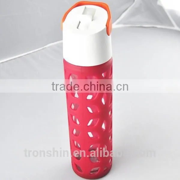 New Style Eco-friendly Anti-slip Food Grade Silicone Sleeves for Sports Water Bottle photo-4