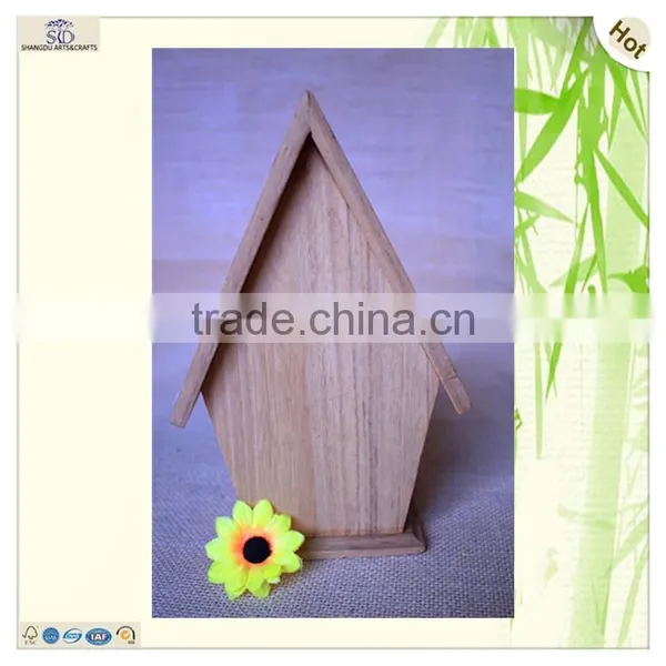 Sale Cutting Laser Engraved Wood Craft Decorative Bird Cages photo-4