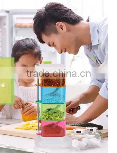CY137 Fancy Design Magical Rotating Seasoning Cans Boxes photo-2