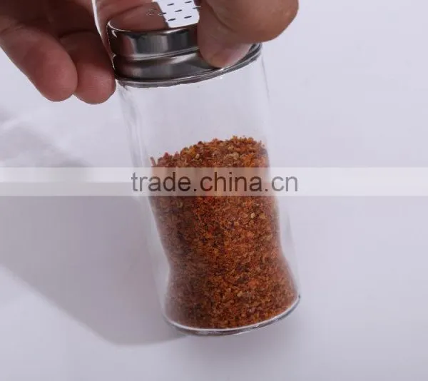 4oz Clear Round Glass Spice Jars With Metal Screw Top Lid photo-4
