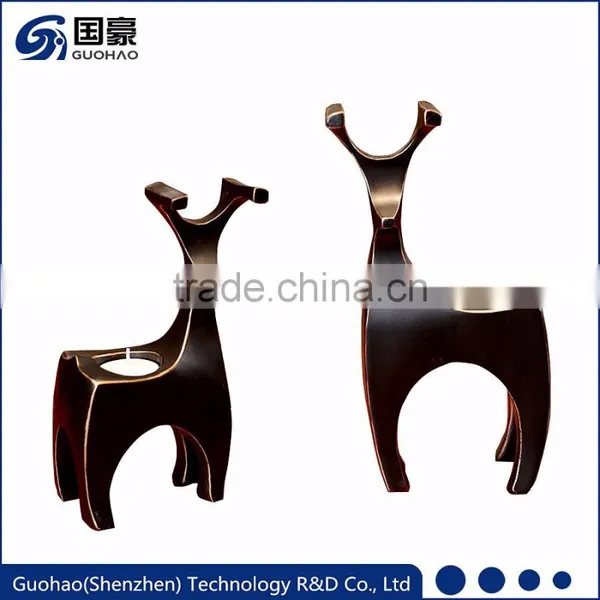 Retro Wedding Table Centerpieces Deer Tealight Candle Holder