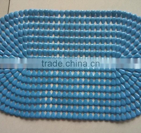 Top Grade Cross Texture Pvc Coil Baby Bath Mat photo-6