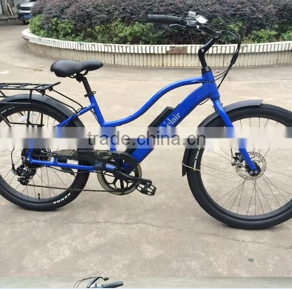 2017 New Design 26 Inch Beach Cruiser Electric Bike for Sand Use photo-2