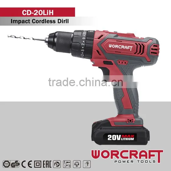 13mm 20V Li-ion Impact Cordless Drill WOCRCRAFT CD-20LiH photo-2