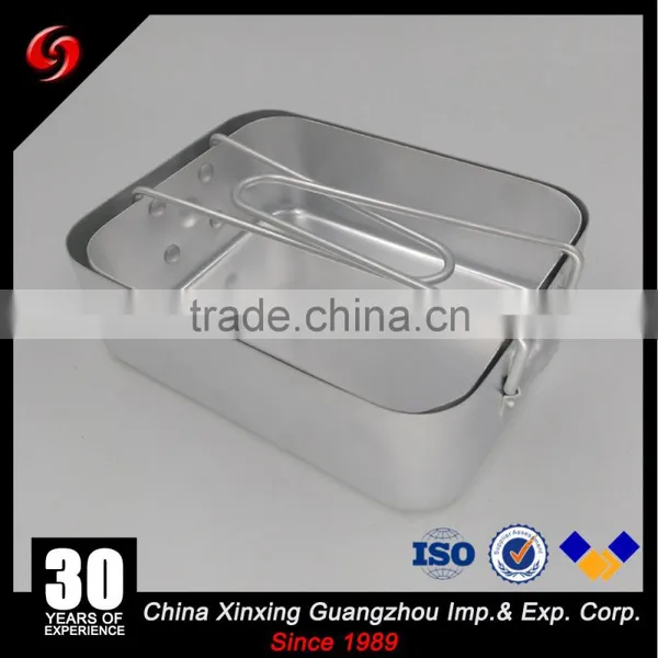 Aluminum Camping Mess Kit Military Canteen 365 Gram for Army photo-4