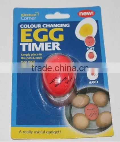 Color changing egg timer