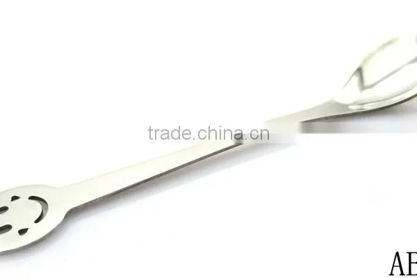 High Grade Long Smile Face Handle Stainless Steel Spoon photo-2