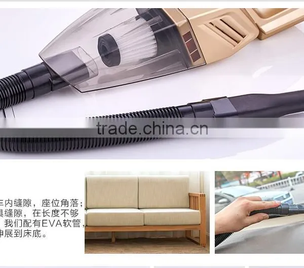 DC-12V Handheld Portable Dual-use Wet And Dry Car Vacuum Cleaner photo-2