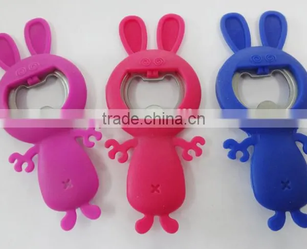 Shark Shaped Cute Silicone With Stainless Steel Bottle Opener photo-5