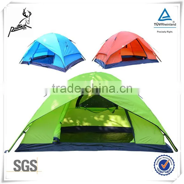 4 Person Double Layer Camping Tent Big Dome Tent photo-4