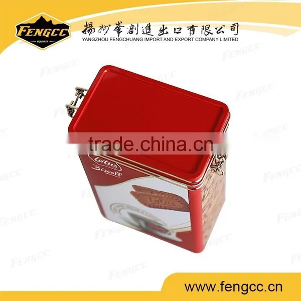 Customized Full Color Printed Biscuit Metal Tin Box photo-3