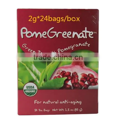 100% Organic Pomegranate Fruit Flavor With Green Tea or Black Tea /pomegranate With Black Tea or Green Tea photo-3
