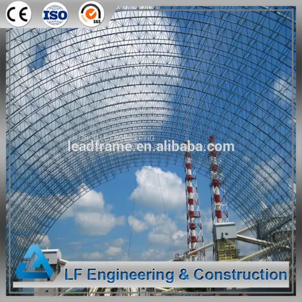 Free Design Long Span Steel Frame Arched Coal Storage Shed photo-5