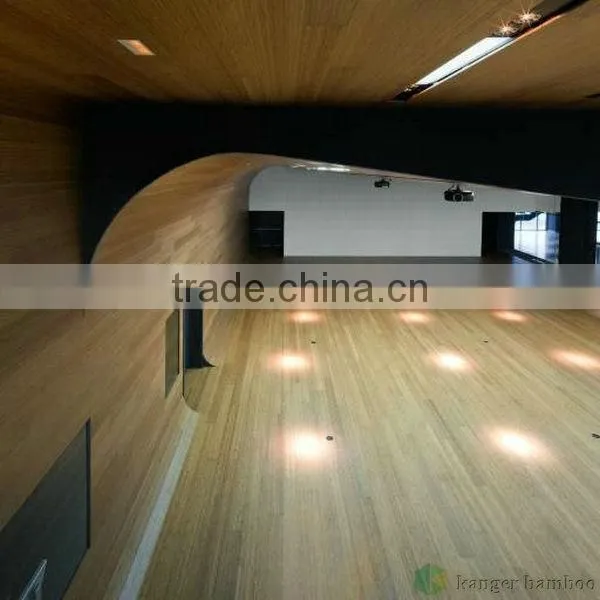 New Trend Bamboo Material for Decoration Natural Color Vertical Bamboo Veneer photo-3