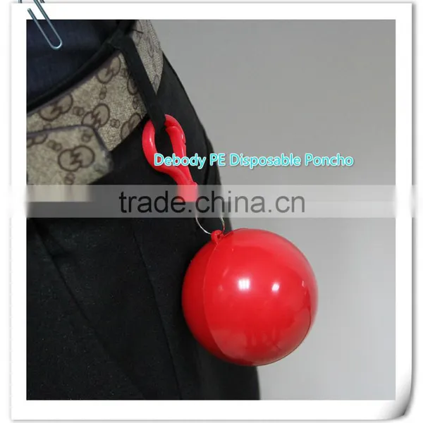 Disposable Spherical Poncho With Key Ring photo-2