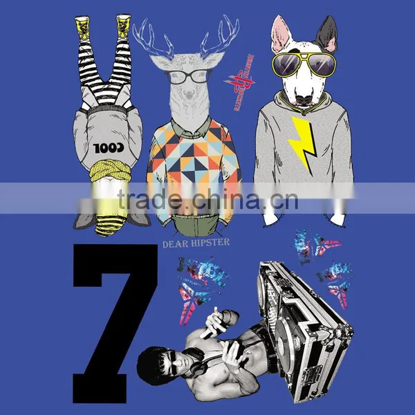 Custom Full Color Heat Transfer, Heat Transfer Plastisol Sticker photo-2