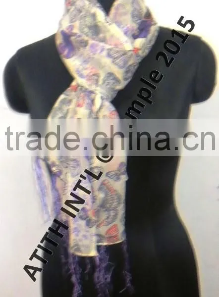 Custom Printed Beach Chiffon Shawl photo-3
