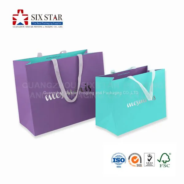 2017 Summer New Style Customized Paper Shopping Bag From China Supplier