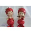 2011 New Lovely Polyresin Strawberry Kids, Home Decoration,gifts