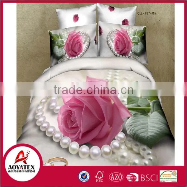 2016 New Style Sunshine Coast 13372 60*40s Reactive Printed 3D Bedding Sets photo-3