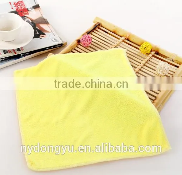 Absorbing Microfiber Small Square Towel/chgf Wash Towel/ Fancy Solid Color Towels photo-2