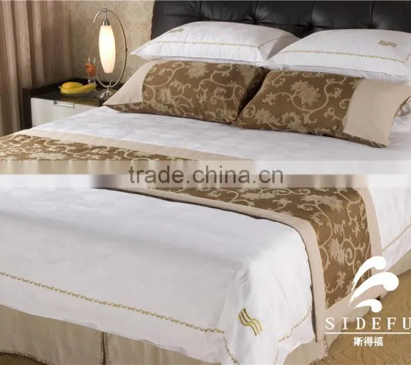 Customized Professional Hotel Textile Bed Linen Bedsheet Duvet Cover High Quality photo-5