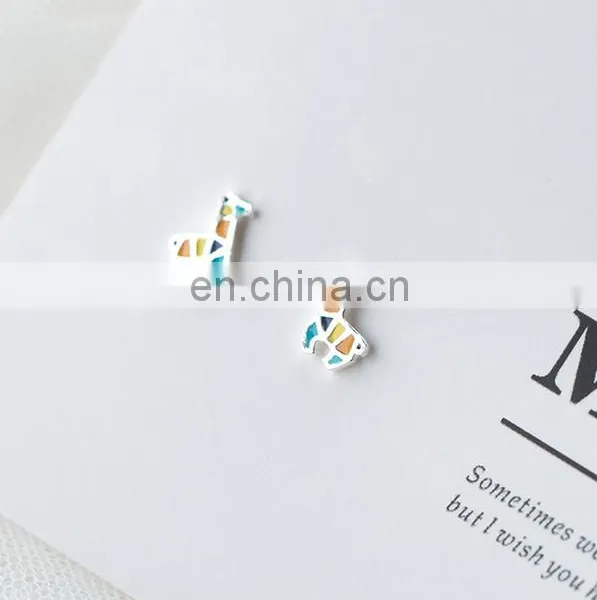 Cute Animal Stud Earrings 925 Sterling Silver Earring for Christmas Gift photo-6