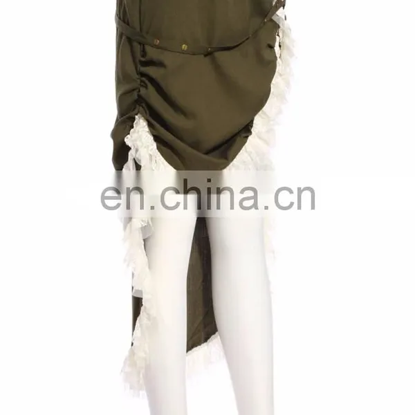 Steampunk Short Front Long Back Skirt photo-3