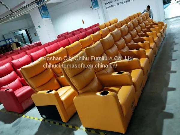 High End Cinema Sofa,leather Movie Theater Seats photo-2