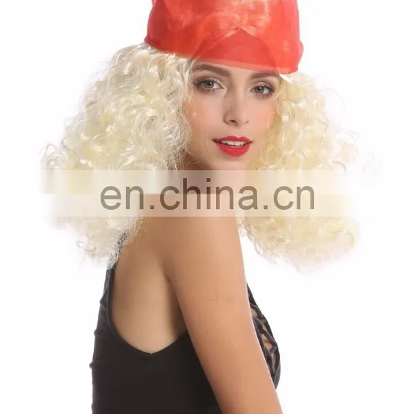 Carnival Hippie Women Blond Wigs P-W239 photo-6
