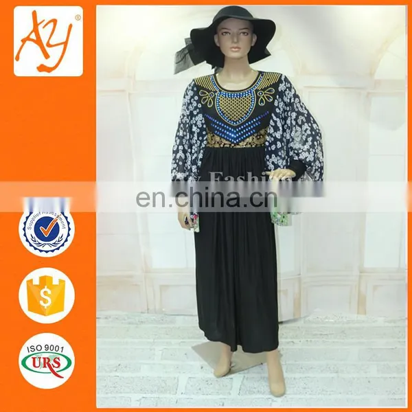 2017 Muslim Latest Abaya Designs Butterfly Abaya Kaftan