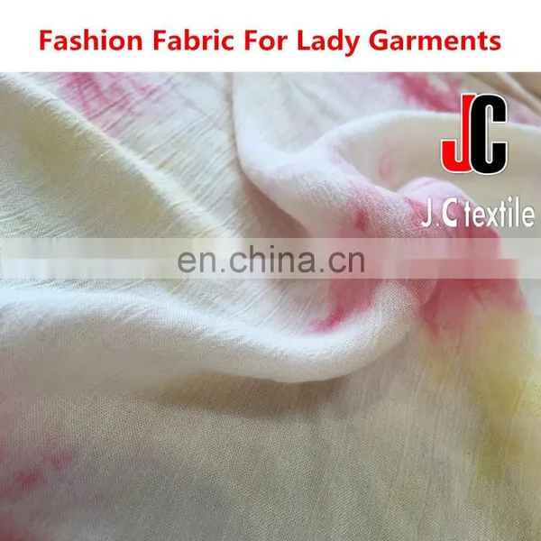 100% Rayon Yoryu Fabric Tye Dye Rayon Challis Fabric photo-2