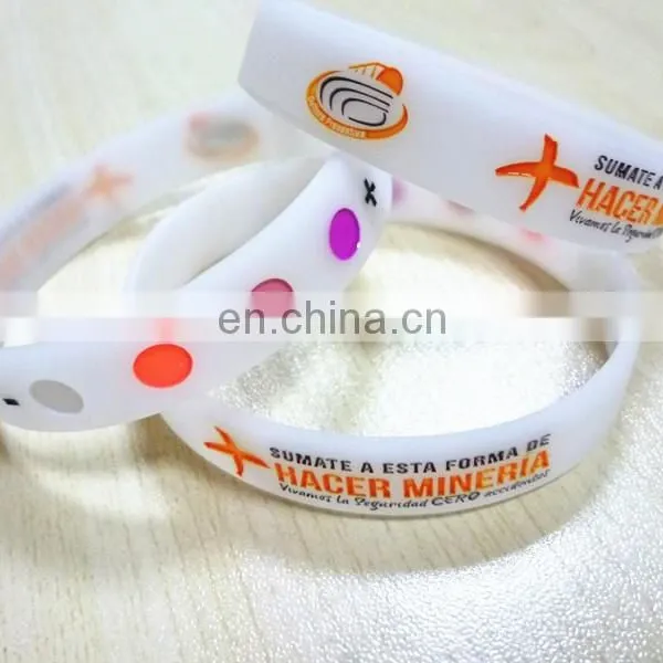 Charming Color Changing UV Silicone Bracelets photo-2