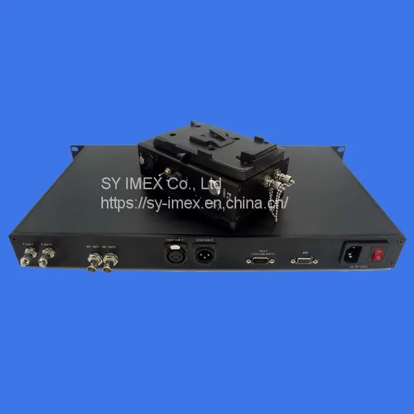 Multi Functional Camera Mount Transceiver, SMPTE Fiber, SDI, Intercom, Tally, Data, Ethernet, AV, Genlock Optional
