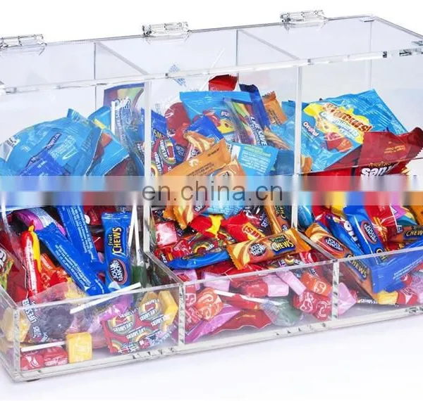 Acrylic Cardboard Display Boxes Candy Box With Lock and Key photo-3