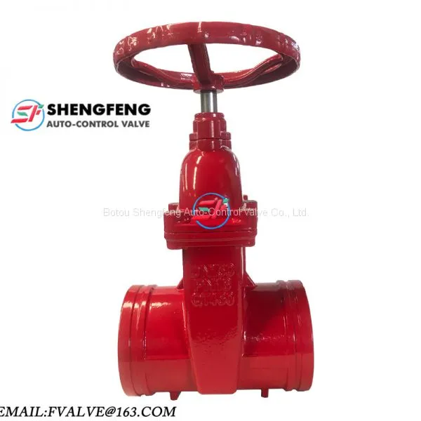Ductile Iron DN150 NRS Groove Gate Valve