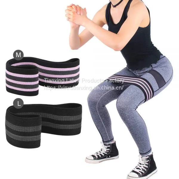 Custom Logo Stretch Fitness Loop Leg Training Hip Band photo-2