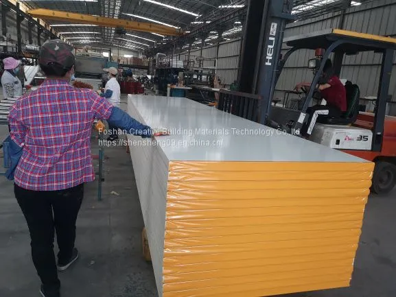 Waterproof Fireproof pu Insulated Foam Wall pu Panel for Cold Room pu Sandwich Panels From China Supplier photo-4