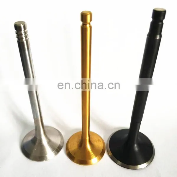 Black Nitride Gold Titanium Engine Valve For Honda Prelude H23A 2.3L NON-VTEC 92-96 in 14711-PT2-000 ex 14721-PT2-000 photo-3