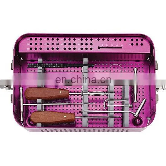 High Quality Bone Surgery Trauma Plate System Instruments 4.0/6.5mm Cannulated Screw Orthopedic Surgical Instrument Set photo-6