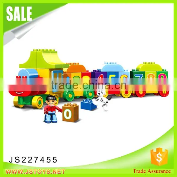 Educational Number Train Toy Connecting Blocks for Baby Learn to Count photo-2