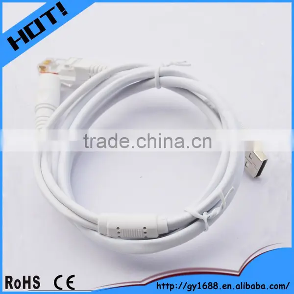 USB to RJ45 Lan Cord Ethernet Network Cable With Power