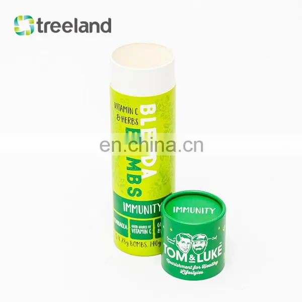 Plastic Free Food Grade Packaging Custom Cylinder Paper Tube Round Cardboard Tube With Custom Print photo-4