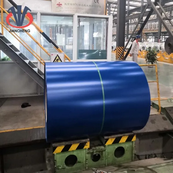 Zinc Coating 0.4mm Thick Ral 5030 Ppgi Coil Prepainted Color Coated Galvanize Steel Roll photo-3