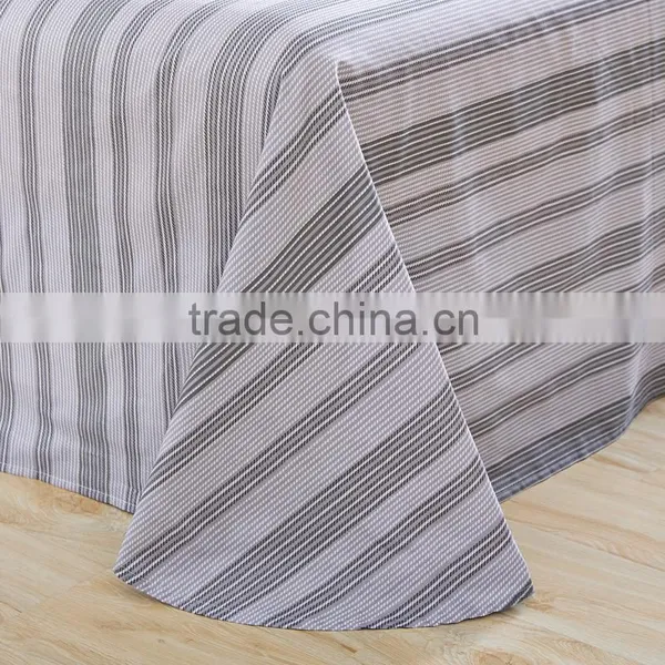 Elegant Cotton Stripe Printed Duvet Cover China Modern Bed Unique Comforter Sets photo-6