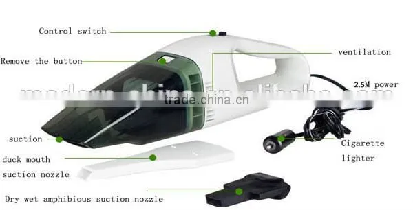 12v Portable Car Vacuum Cleaner photo-3