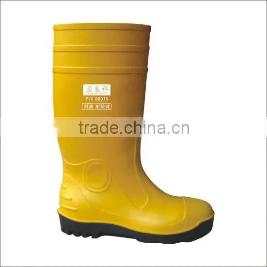 China Yellow Safety Pvc Boots Pvc Rain Boots for Mining photo-2