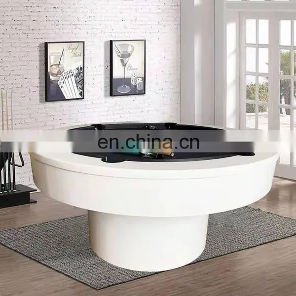 Round MDF/STONE Billiard Table Snooker Table Standard Family Club Multifunctional Round Solid Wood Billiard Table photo-4
